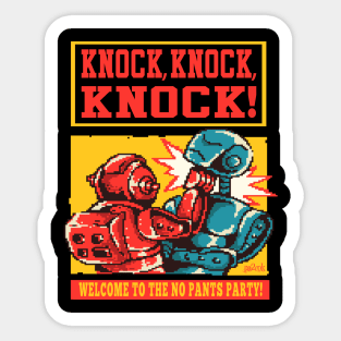 Knock Knock Knock Gaming Sticker